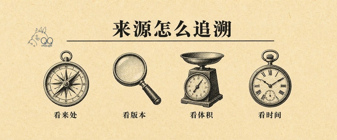 qqpoker安装包来源追溯四项:看来处、看版本、看体积、看时间